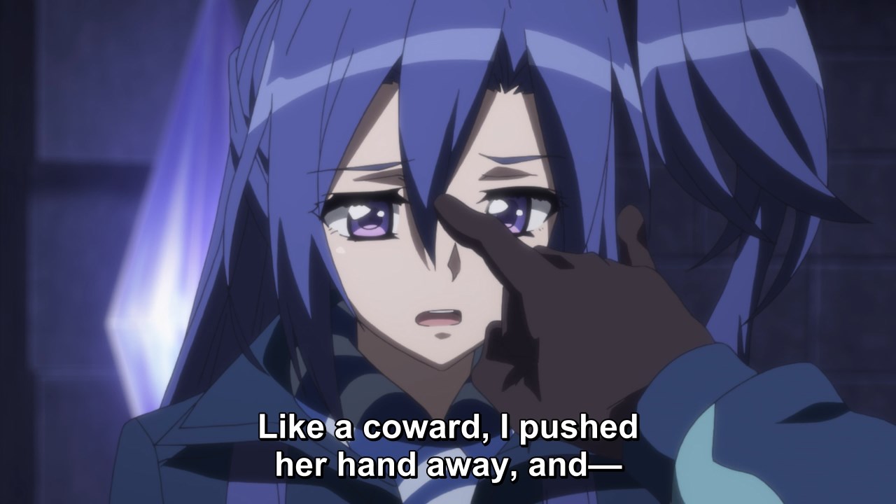 Like a coward, I pushed her hand away and-